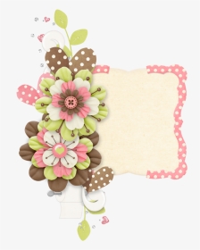 Rosimeri Andrade Pottyanimalgirlclusters Spring Flowers - Design Cute Flower Border, HD Png Download, Transparent PNG
