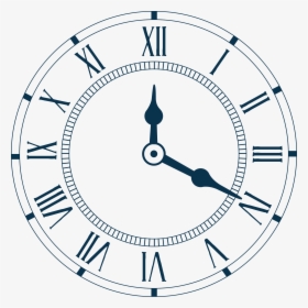Alarm Clocks Clock Face - Roman Numeral Clock Svg, HD Png Download, Transparent PNG