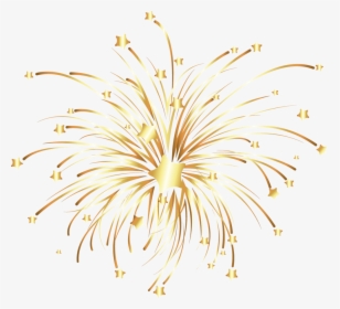 Gifs, Tubes De Ano Novo Fireworks Background, Fireworks - Gold Transparent Firework Clipart Png, Png Download, Transparent PNG