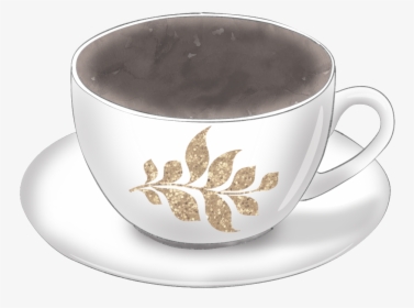 Elegant Coffee Cup Cartoon Transparent - Coffee Cup, HD Png Download, Transparent PNG
