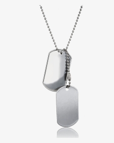Locket Necklace Dog Tag Military Soldier - Dog Tag Transparent Background, HD Png Download, Transparent PNG