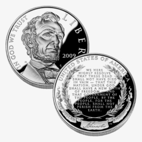 Dollar Abraham Lincoln Coin, HD Png Download, Transparent PNG