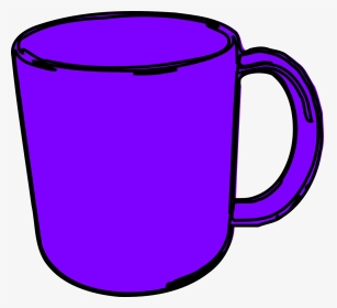 Purple Clipart Coffee Cup - Cup Clipart, HD Png Download, Transparent PNG