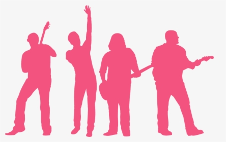 Band Silhouette Red, HD Png Download, Transparent PNG