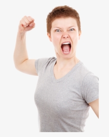 Angry Woman Png Transparent Image - Angry Woman Transparent Background, Png Download, Transparent PNG