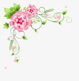 Spring Clipart Ornate Capital - Floral Border Black And White, HD Png Download, Transparent PNG