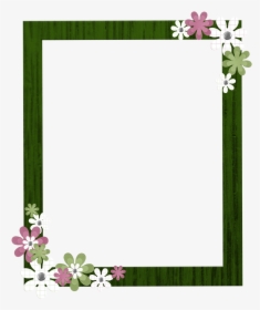 Green Border Frame Png - Pink Borders And Frames, Transparent Png, Transparent PNG