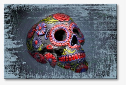 Canvas Art Print Smiling Skull - Skull, HD Png Download, Transparent PNG