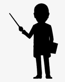 Profesor, Señalando, Descripción, Maestro - 1920 Women Silhouette, HD Png Download, Transparent PNG