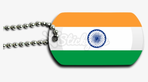 India Dog Tag - Flag Of India, HD Png Download, Transparent PNG