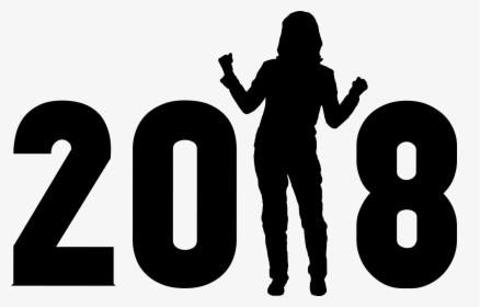 New Year - Happy New Year 2018 Transparent Png, Png Download, Transparent PNG