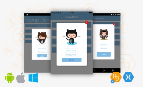 Xamarin Forms Page Popup, HD Png Download, Transparent PNG