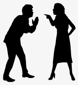 Silhouette, Sorry, Forgive, Angry, Apologize, Apology - Silhouette Of Two People Fighting, HD Png Download, Transparent PNG