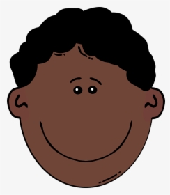 Black Hair Clipart African American Man - Angry Boy Face Cartoon, HD Png Download, Transparent PNG