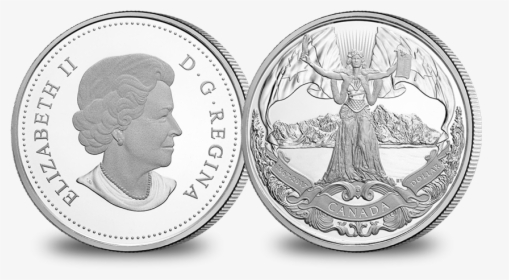 2017 Proof Pure Silver Dollar - Canadian Silver Dollar 2017, HD Png Download, Transparent PNG