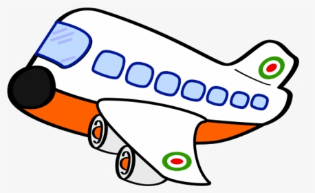 Free Airplane Cartoon Png, Download Free Clip Art, - Plane Clipart Black And White, Transparent Png, Transparent PNG