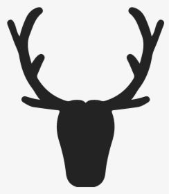 Elk Silhouette At Getdrawings Com Free For - Cuernos De Reno Dibujo, HD Png Download, Transparent PNG