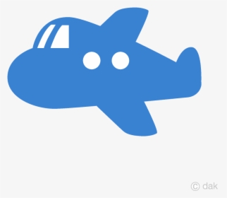 Airplane Cute Blue Plane Clipart Free Picture Transparent - Silhouette Plane Cute, HD Png Download, Transparent PNG