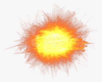 Orange,yellow,graphics - Transparent Background Explosion Effect, HD Png Download, Transparent PNG