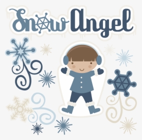 Cute Snow Angel Png, Transparent Png, Transparent PNG