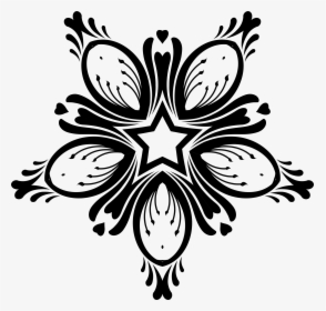 Transparent Decorative Underline Clipart - Design Flower Line Art, HD Png Download, Transparent PNG