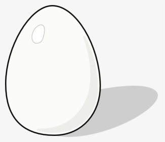 Fried Egg Chicken Egg White Clip Art - Chicken Egg Clipart Black Hd, HD Png Download, Transparent PNG