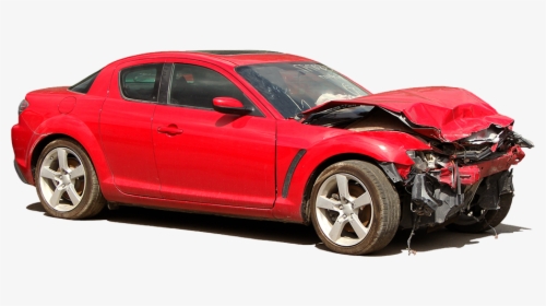 Repair And Auto Maintenance Crashed Car Transparent - Crashed Car Transparent Background, HD Png Download, Transparent PNG