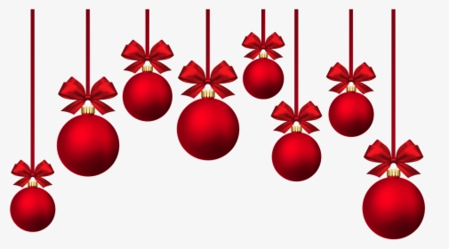 Red Christmas Baubles, HD Png Download, Transparent PNG