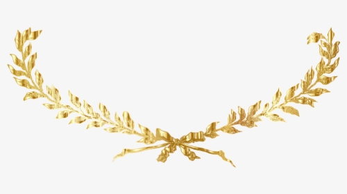 Laurel, Wreath, Gold, Decorative, Decoration - Gold Laurel Wreath Png, Transparent Png, Transparent PNG