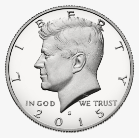 Us Half Dollar Obverse 2015 - 2018 Kennedy Half Dollar, HD Png Download, Transparent PNG