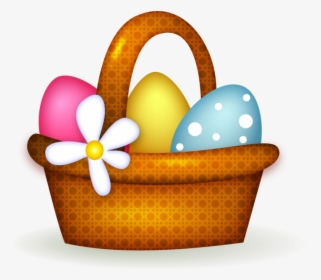 Basket Vector Easter Egg, HD Png Download, Transparent PNG