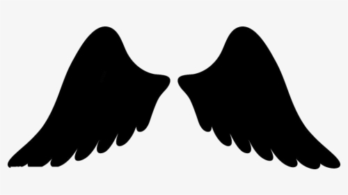 Transparent Snow Angel Wings Silhouette - Silueta Png, Png Download, Transparent PNG