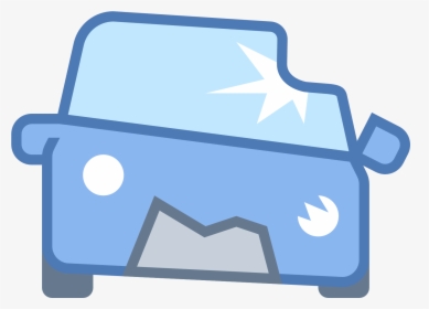 Crashed Car Icon - Damaged Car Icon, HD Png Download, Transparent PNG