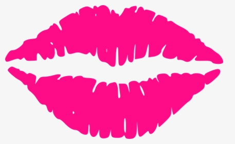 Kiss, Lips, Hot, Pink, Kissing, Female, Woman, Girl - Lips Clip Art, HD Png Download, Transparent PNG