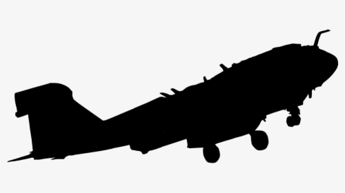 Aircraft, Plane, Silhouette, Transportation, Airplane - War Plane Silhouette Png, Transparent Png, Transparent PNG
