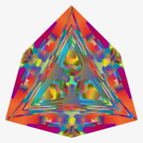 Psychedelic Art,pyramid,triangle - Abstract Art, HD Png Download, Transparent PNG
