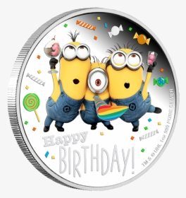 Ikniu619700 1 - Happy Birthday Minions, HD Png Download, Transparent PNG