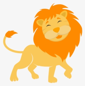 Lion Drawing Music Download - Cute Cartoon Lion, HD Png Download, Transparent PNG