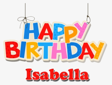 Isabella Happy Birthday Name Png - Name Happy Birthday Bittu, Transparent Png, Transparent PNG