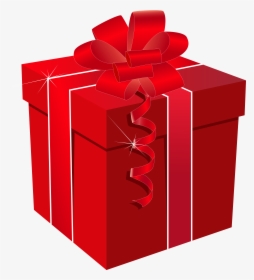 Ribbon Clipart Gift Box - Transparent Gift Box Red, HD Png Download, Transparent PNG