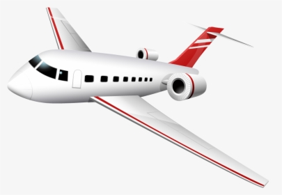 Airplane Plane Aircraft Cartoon Free Png Hq Clipart - Transparent Background Airplane Png, Png Download, Transparent PNG