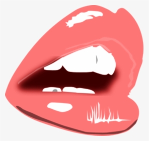 Talking Mouth Clipart - Glossy Lips Clip Art, HD Png Download, Transparent PNG