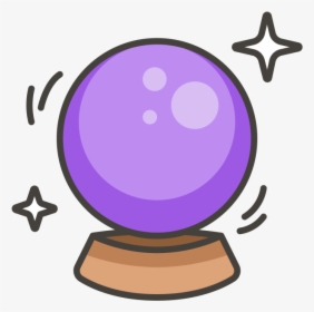 Transparent Crystal Clipart - Emoji Crystal Ball Png, Png Download, Transparent PNG