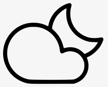 Night Cloud Cloudy Moon - Cloud, HD Png Download, Transparent PNG