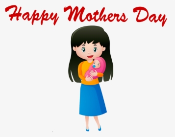 Mothers Day Greetings Png Free Image Download - Cartoon, Transparent Png, Transparent PNG