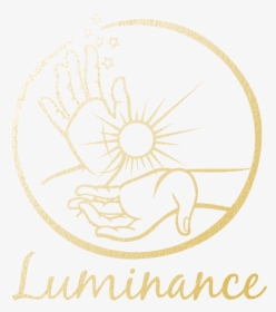 Luminance Logo Gold Graphic Text - Circle, HD Png Download, Transparent PNG