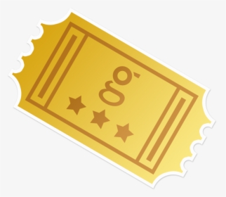 Golden Ticket Logo - Clip Art, HD Png Download, Transparent PNG