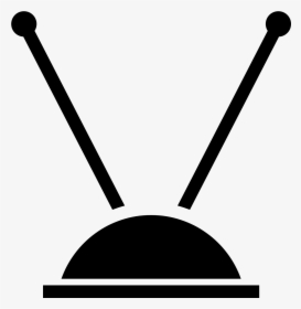 Transparent Old Tv Png - Tv Antenna Clip Art, Png Download, Transparent PNG