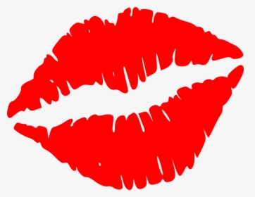 Kiss, Lips Red Full Vector Graphic - Lips Clip Art, HD Png Download, Transparent PNG