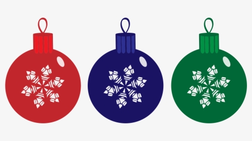 Pokeball Clipart Christmas - Christmas Baubles Clipart, HD Png Download, Transparent PNG